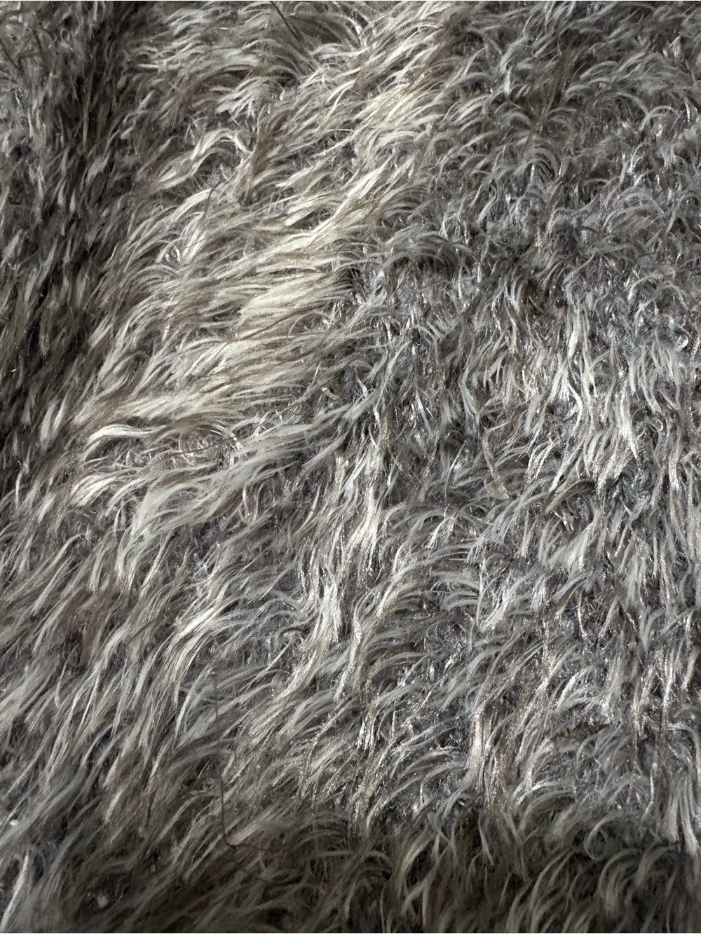 CAbi Gray Faux Fur Vest - Picture 4 of 8